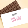 Chocolate Personalizado Barra 90g +-100 Unidades 